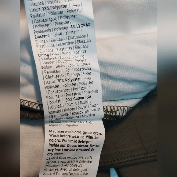 NWT Spanx Deep Pine Green Wide-Leg Stretch Twill Crop Pants, Size M - Picture 10 of 11